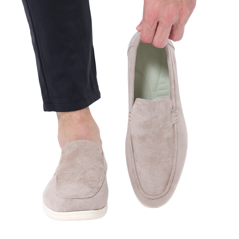 Mevin - loafers i mocka